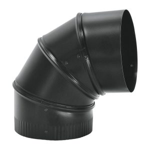 Imperial 6 in. D Steel Stove Pipe Elbow