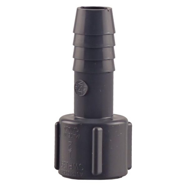 Boshart Industries 1/2 in. FPT in. X 1/2 in. D Insert Polypropylene Female Adapter