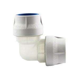 Boshart Industries Schedule 40 1 in. Push X 1 in. D Female PVC 90 Degree Elbow