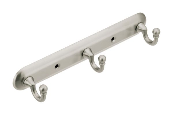 Moen Yorkshire Brushed Nickel Towel Bar 10 in. L Zinc