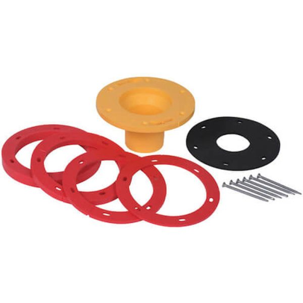 Set-Rite Toilet Flange Extender Kit Red
