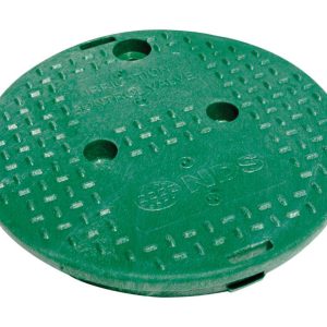 NDS 9.5 in. W X 1-3/8 in. H Round Valve Box Cover Green
