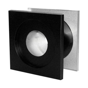 DuraVent PelletVent 3 in. W X 3 in. L Galvanized Silver Steel Wall Thimble