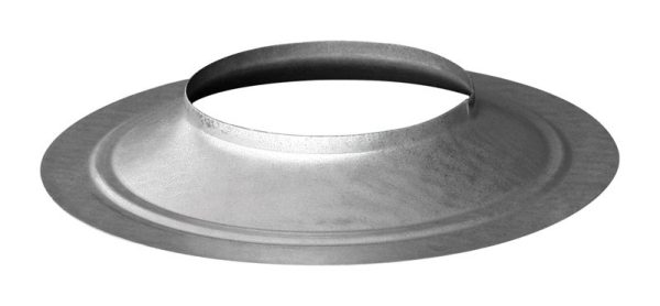 DuraVent 4 in. D 28 Ga. Galvanized Steel Storm Collar