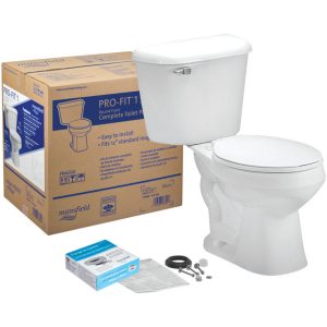 Mansfield Alto Pro-Fit 1 1.6 gal Round Complete Toilet