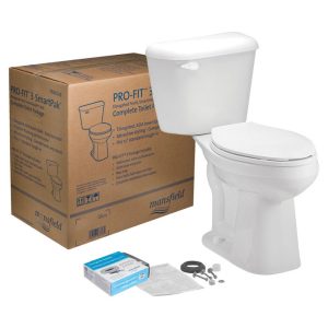 Mansfield Alto Pro-Fit 3 ADA Compliant 1.28 gal White Elongated Complete Toilet