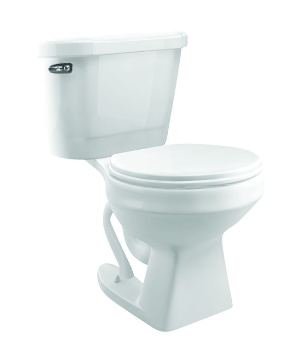 Cato Jazmin 1.3 gal White Round Complete Toilet