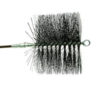 Rutland Chimney Sweep 6 in. Round Oil Tempered Chimney Brush