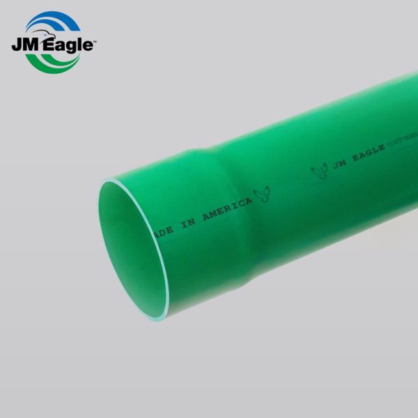 Charlotte Pipe PVC Sewer Pipe 6 in. D X 10 ft. L Bell 0 psi