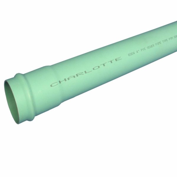 Charlotte Pipe Schedule 40 PVC Sewer Main 4 in. D X 14 ft. L Bell 0 psi