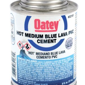 Oatey Lava Hot Blue Cement For PVC 8 oz