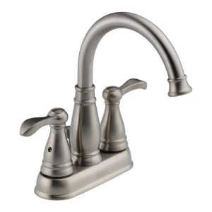 Delta Brushed Nickel Bathroom Faucet 4 in.