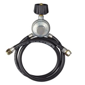 Mr. Heater 3/8 in. D X 22 in. L Brass/Plastic Female Pipe Thread Two Output Hose Assembly and Regula