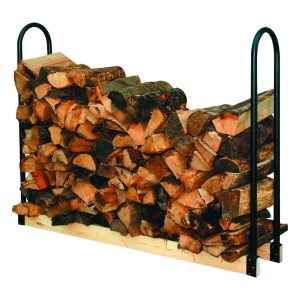 Panacea Black Powder Coated Steel Log Rack