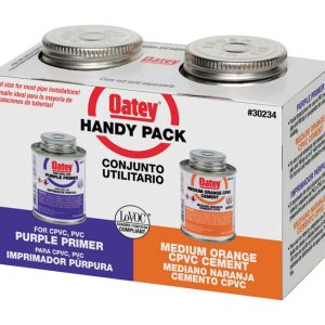 Oatey Handy Pack Orange Primer and Cement For CPVC/PVC 4 oz