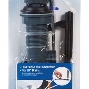 Danco EZ Connect 1-1/4 in. D Chrome Plastic Pop-Up Lavatory Drain