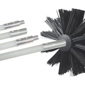 Deflect-O 6.75 in. D Black/White Aluminum Duct Cleaning Kit