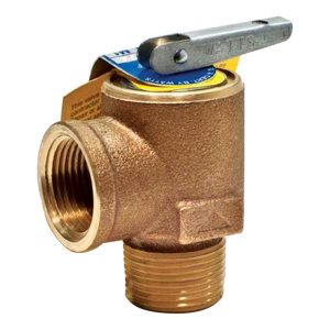 Watts 3/4 in. FPT in. X 3/4 in. MPT Brass Boiler Pressure Relief Valve