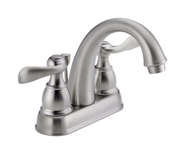 Delta Windemere Brushed Nickel Bathroom Faucet 4 in.