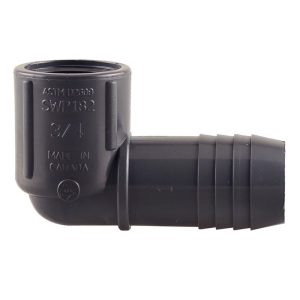 Boshart Industries 1 in. Insert in. X 3/4 in. D FPT Polypropylene 90 Degree Reducing Elbow