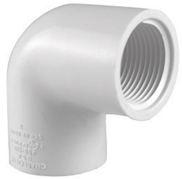 Charlotte Pipe Schedule 40 1/2 in. FPT X 1/2 in. D FPT PVC Elbow