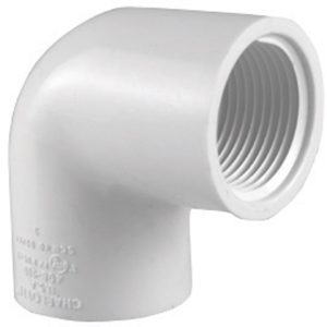 Charlotte Pipe Schedule 40 3/4 in. FPT X 3/4 in. D FPT PVC Elbow