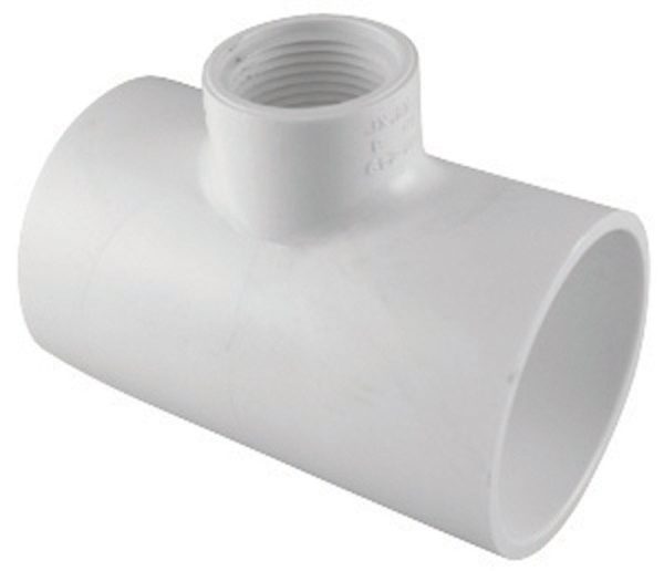 Charlotte Pipe Schedule 40 3/4 in. Slip X 2 in. D Slip PVC Reducing Tee