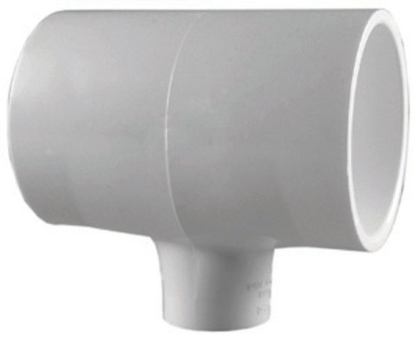 Charlotte Pipe Schedule 40 1-1/2 in. Slip X 1-1/2 in. D Slip PVC Reducing Tee