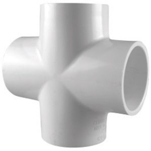 Charlotte Pipe Schedule 40 3/4 in. Slip X 3/4 in. D Slip PVC Cross
