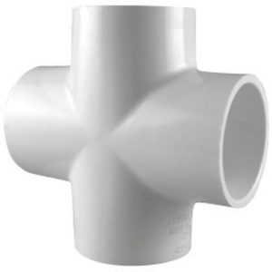 Charlotte Pipe Schedule 40 1-1/4 in. Slip X 1-1/4 in. D Slip PVC Cross