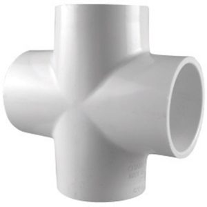 Charlotte Pipe Schedule 40 2 in. Slip X 2 in. D Slip PVC Cross