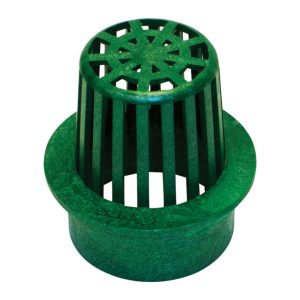 NDS 2-1/4 in. Green Round Polyethylene Atrium Grate