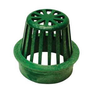 NDS 2-3/4 in. Green Round Polyethylene Atrium Grate