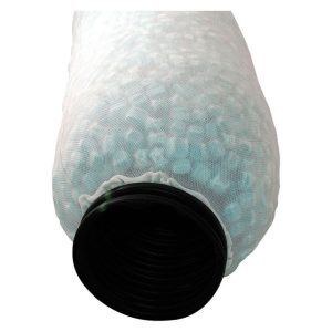 NDS EZ-Drain 4 in. D X 10 ft. L Poly-Rock Aggregate Slotted Sewer and Drain Pipe