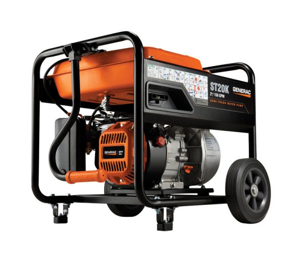 Generac Semi-Trash 6 HP 158 gph Aluminum Gas Water Pump
