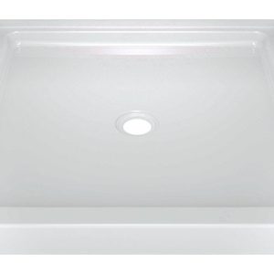 Delta Classic 3-1/2 in. H X 36 in. W X 36 in. L White Shower Wall Base