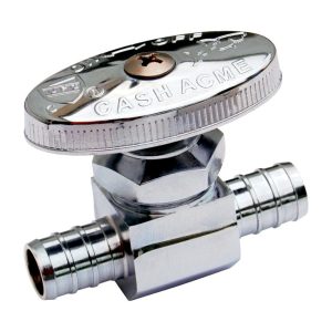SharkBite PEX 1/2 in. PEX Barb X 1/2 in. Brass Stop Valve