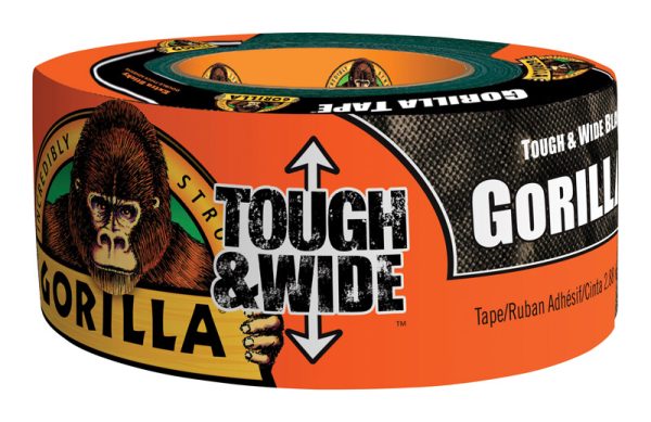 Gorilla 2.88 in. W X 25 yd L Black Duct Tape