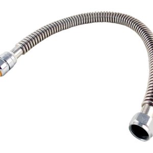 SharkBite 3/4 in. Push Fit X 3/4 in. D FIP 18 in. Stainless Steel Water Heater Supply Connector