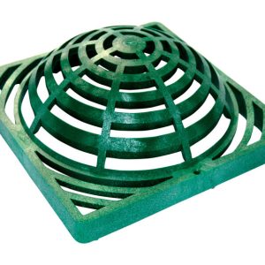 NDS 9 in. Green Square Polyolefin Atrium Grate