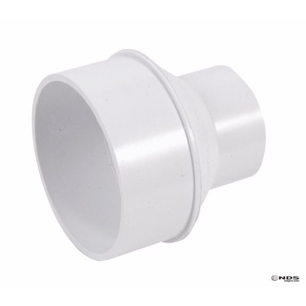 NDS Schedule 35 4 in. Spigot each X 2 in. D Hub PVC Reducing Bushing