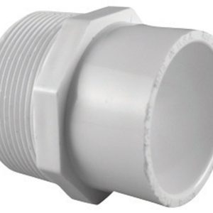 Charlotte Pipe Schedule 40 1-1/2 in. MPT X 1-1/4 in. D Slip PVC Pipe Adapter