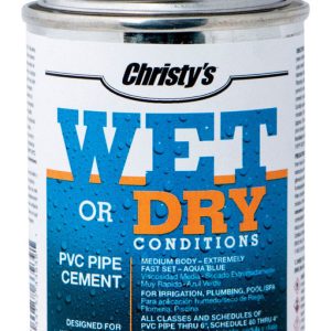 Christy's Wet or Dry Blue Cement For PVC 4 oz