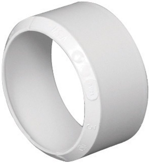 Charlotte Pipe 3 in. Spigot X 3 in. D Hub PVC Adapter Bushing