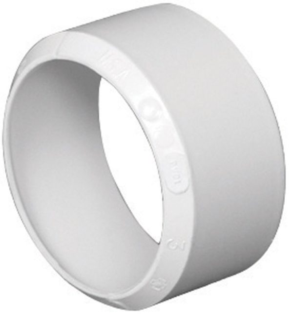 Charlotte Pipe 4 in. Spigot X 4 in. D Hub PVC Adapter Bushing