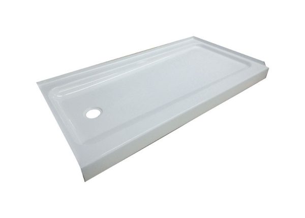 Bootz 4 in. H X 32 in. W X 60 in. L White Shower Base