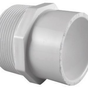 Charlotte Pipe Schedule 40 1/2 in. MPT X 3/4 in. D Slip PVC Pipe Adapter