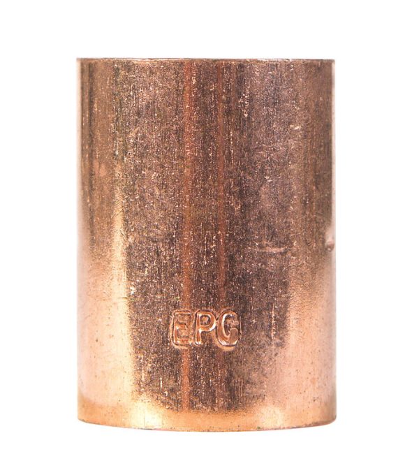 Nibco 1-1/4 in. Sweat X 1-1/4 in. D Sweat Copper Coupling with Stop 1 pk
