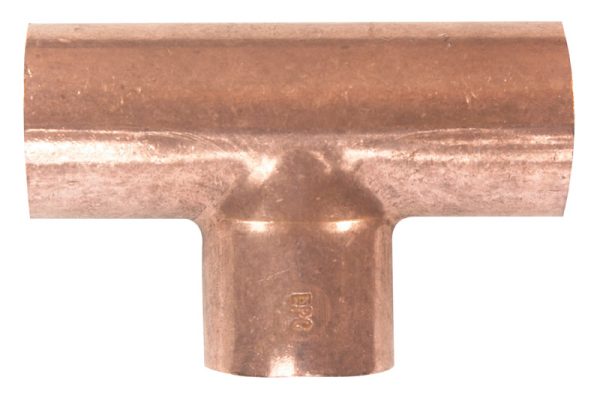 Nibco 1/4 in. Sweat X 1/4 in. D Sweat Copper Tee 1 pk