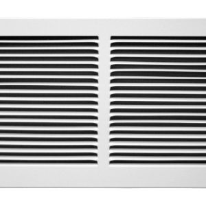 Tru Aire 6 in. H X 14 in. W 1-Way Powder Coat White Steel Floor Baseboard Register